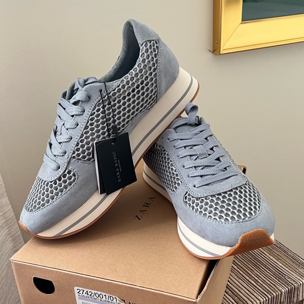 New ZARA platform sneakers. Size 40.